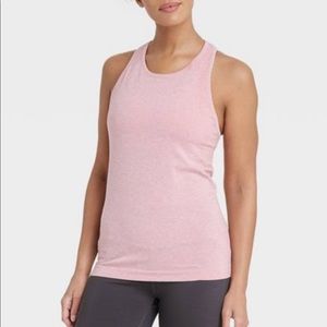 Seamless workout tank, pink